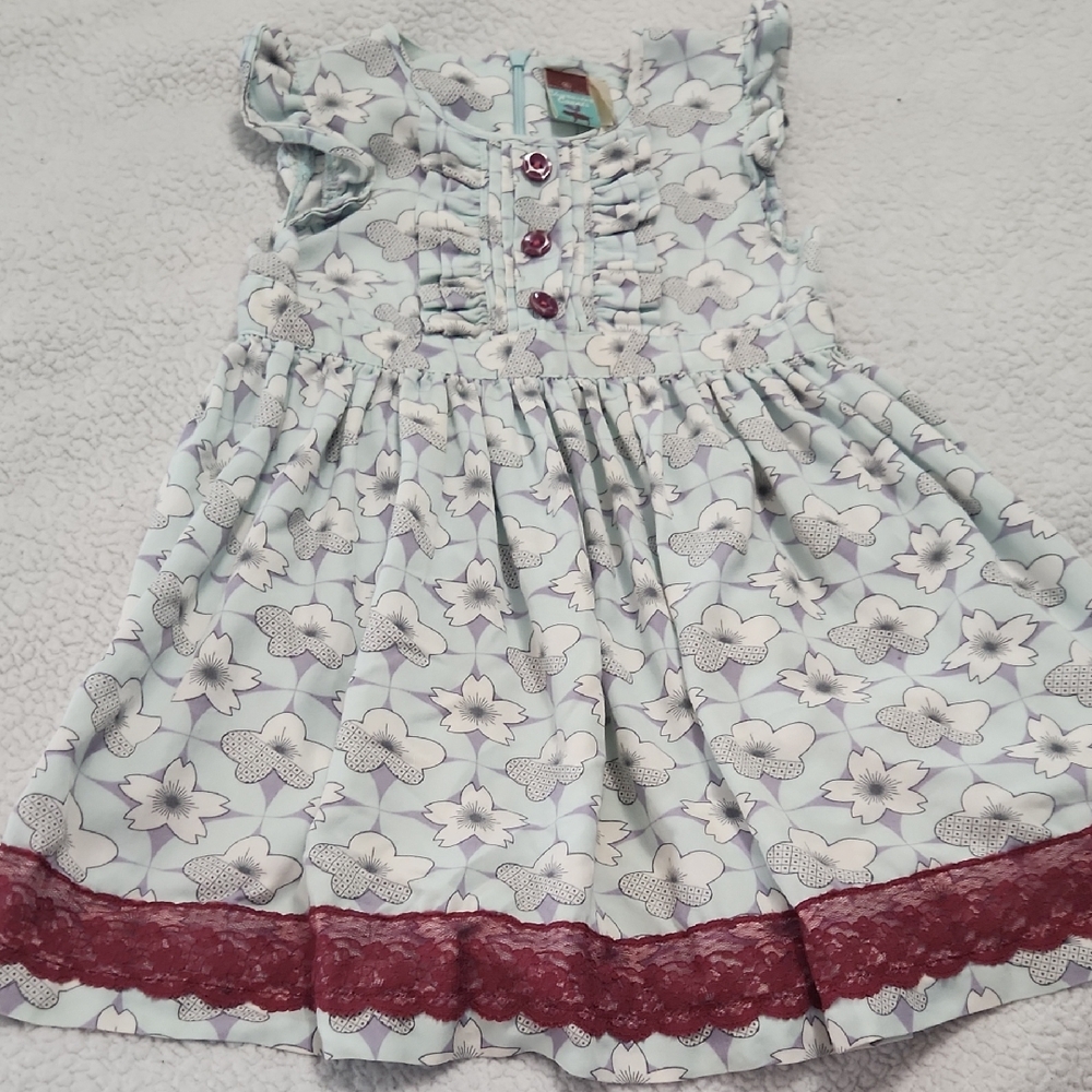 Matilda Jane Character Counts floral shirt Size 6